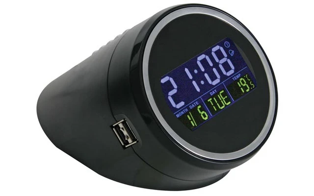 Reloj digital y temporizador con HUB USB 2.0