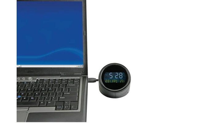 Reloj digital y temporizador con HUB USB 2.0