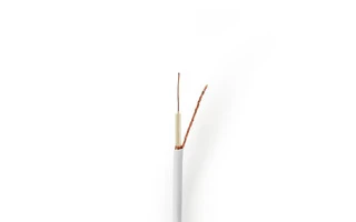 Cable Coaxial - Minicoaxial - 50,0 m - Caja de Regalo - Blanco - Nedis CSBG4005WT500