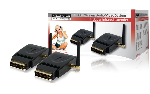 5.8 GHz wireless Scart set