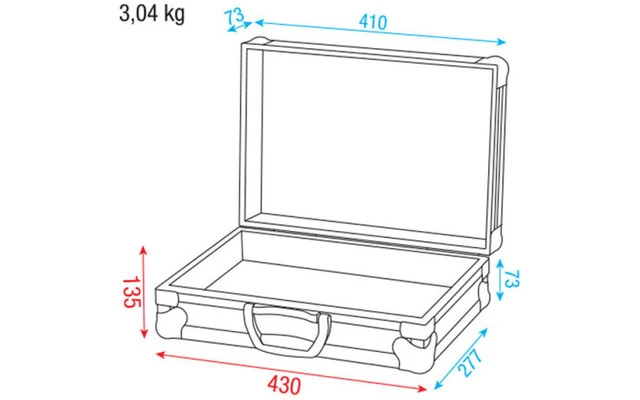 Maleta universal con foam