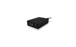 Hub 4-Port USB 2.0 Negro - ICY BOX 60177