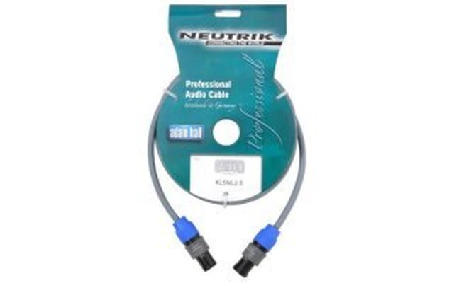Cable de altavoz de 2 x 2,5 mm ² / 10 metros - Neutrik Speakon
