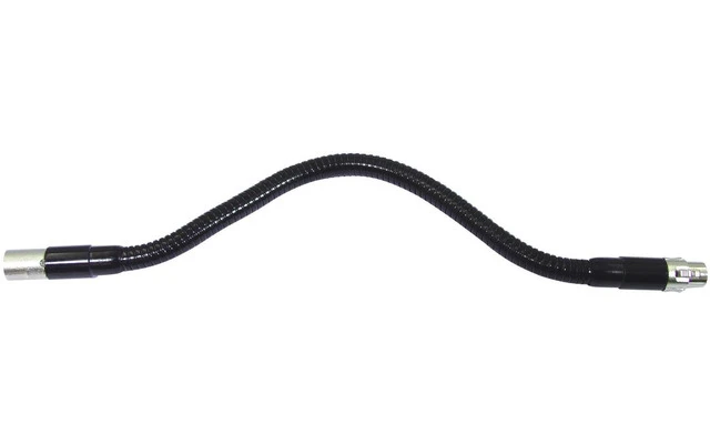 OMNITRONIC Cuello de cisne negro XLR / XLR, 47cm