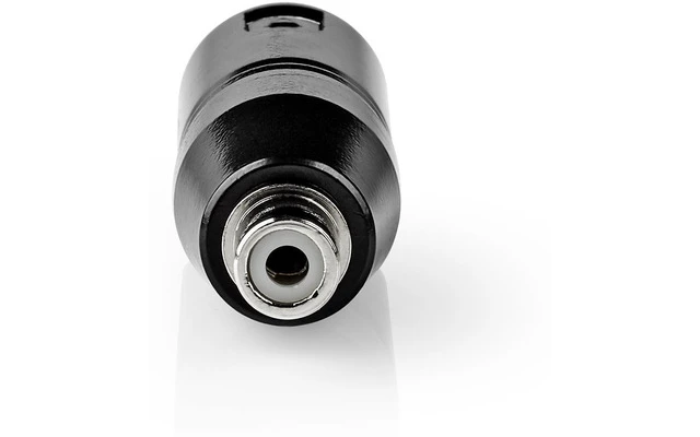 Adaptador XLR - XLR de 3 Pines Macho - RCA Hembra - 1 Pieza - Metal