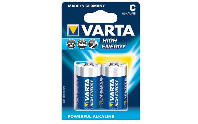 Varta alcalina C / LR14 1.5V-7800mAh 4914.121.412 (2 uds./blister)