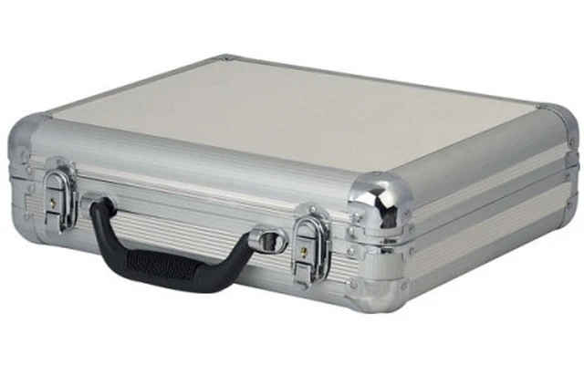 Flightcase para 7 microfonos - Color Plata