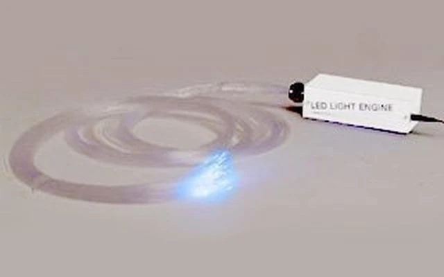 Kit de Fibra Optica, 155 fibras (2m) Blanco/Azul