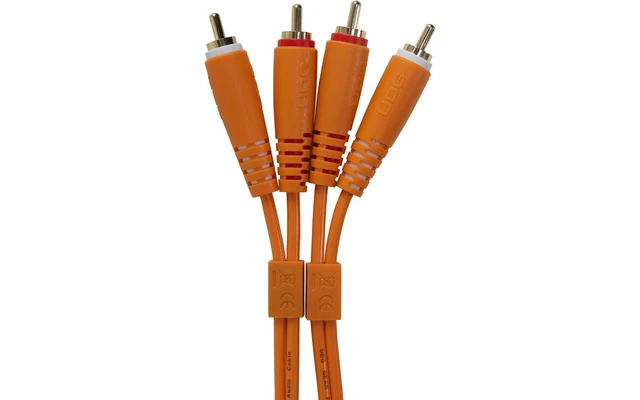 UDG Ultimate Audio Cable Set RCA - RCA Orange Straight 3 metros