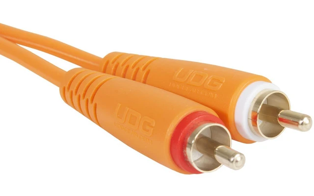 UDG Ultimate Audio Cable Set RCA - RCA Orange Straight 3 metros