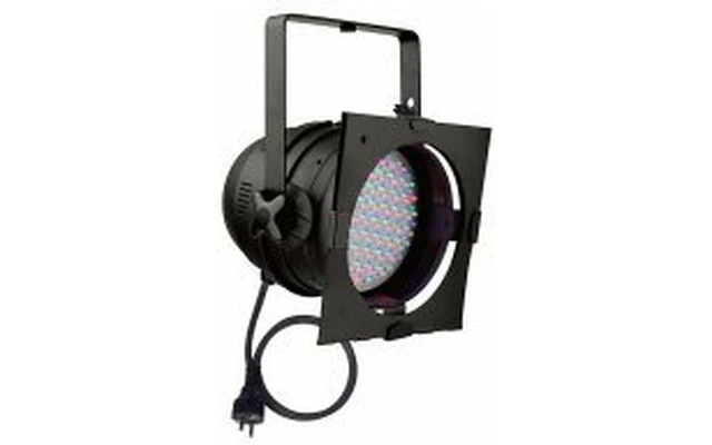Foco LED PAR 64 - Negro Corto - RGB