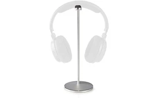Soporte de Auriculares - Diseño de Aluminio - Cinta Antideslizante - 98 x 276 mm - Plata