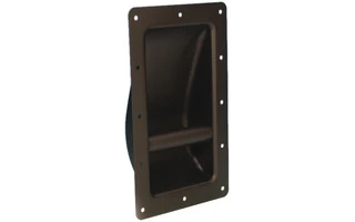 Adam Hall Hardware 34001 - Asa, acero negro, recubrimiento polvo