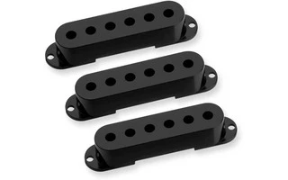 Foto de Seymour Duncan Strat Cover Black Set (3) No Logo