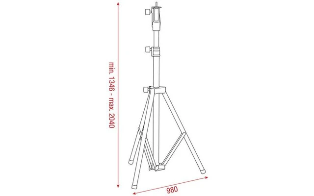 Showtec Soporte para cañon de seguimiento