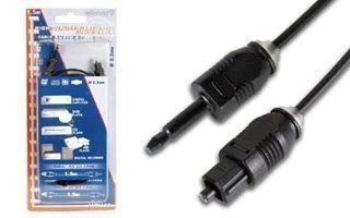 Cable Audio Toslink macho a Conector 3.5 (1.5m)