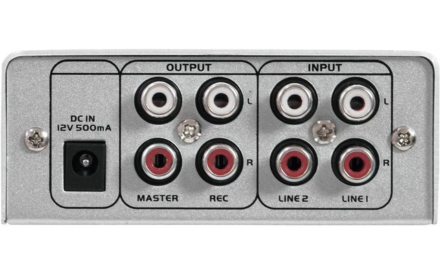 Omnitronic Gnome 202 Mini Mixer silver - Reacondicionado