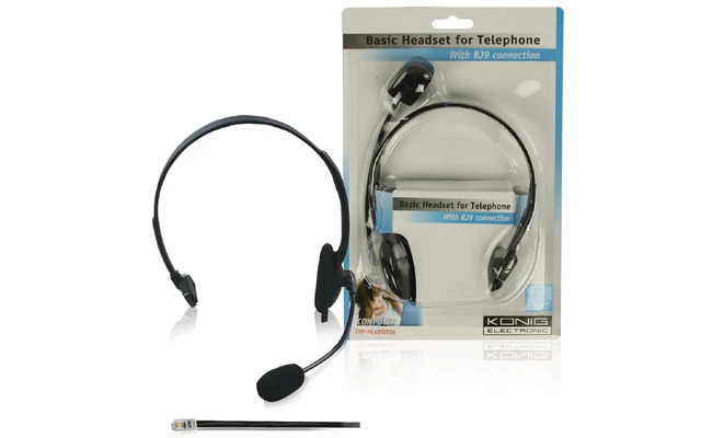 Auriculares con conexión RJ9 - König CMP-HEADSET28