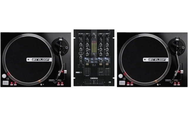 Equipo DJ Reloop - 2 x RP-4000 Mk2 + 1 x RMX-33i