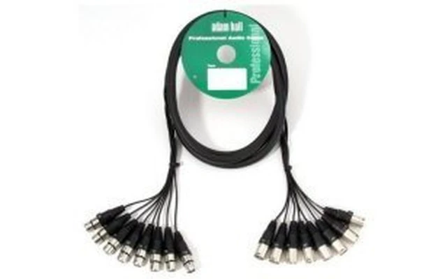 Adam Hall - 8 canales Stereo 8xXLR macho / 8xXLR hembra 3m