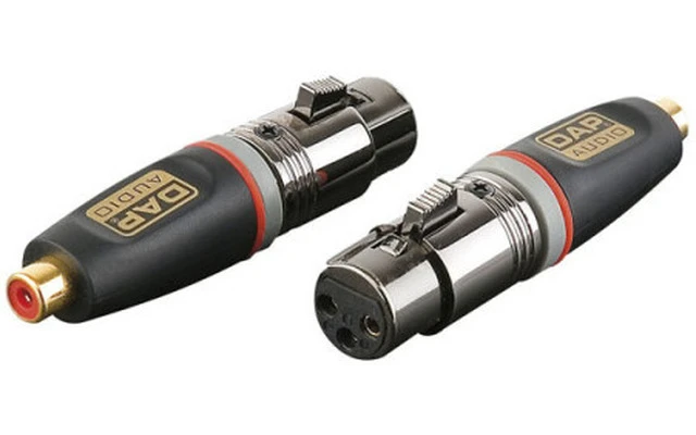 Adaptador XLR Hembra 3 pins a RCA hembra