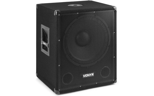 Vonyx SMWBA15MP3 Subwoofer Bi-AMP 15 pulgadas/600W y Bluetooth