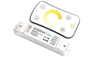 DIMMER LED PARA LA TEMPERATURA DE COLOR - CON MANDO A DISTANCIA RF