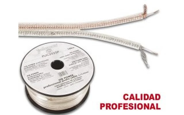 CABLE BIFILAR APANTALLADO AUDIO 2 x 0.25mm² - PLATA-ORO