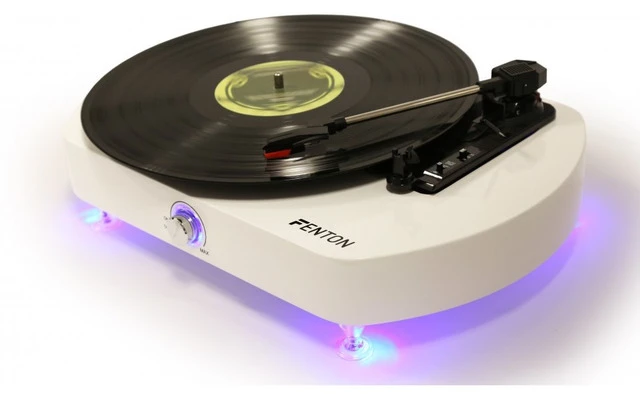 Fenton RP125 Reproductor giradiscos acabado Piano Blanco