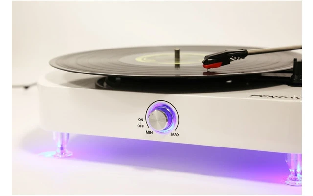 Fenton RP125 Reproductor giradiscos acabado Piano Blanco