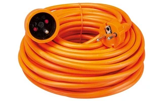 Cable prolongador - 20 m - color naranja