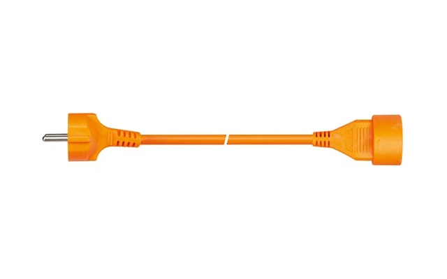 Cable prolongador - 20 m - color naranja