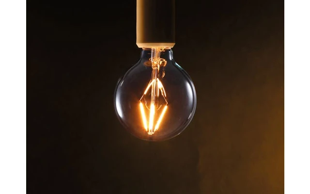BOMBILLA LED - MODELO RETRO CON FILAMENTOS LED - G125 - 4.5 W - E27 - COLOR BLANCO CÁLIDO INTENS