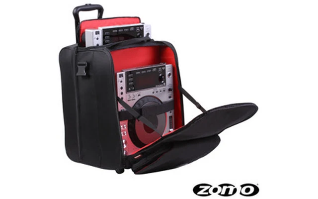 Zomo CD-Trolley Premium Negro / Rojo