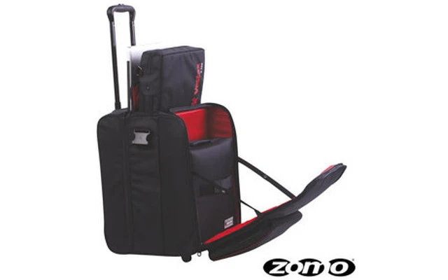 Zomo CD-Trolley Premium Negro / Rojo