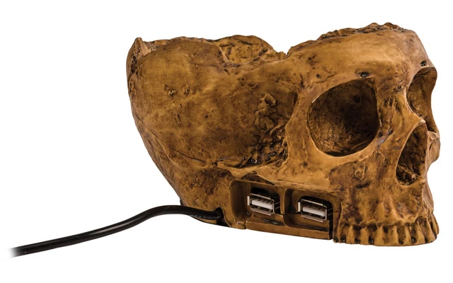 Hub USB 2.0 con forma de calavera