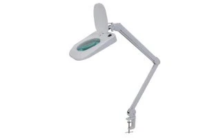 Lámpara con lupa y LEDs 5 dioptrías - 6W - 64 uds - color blanco