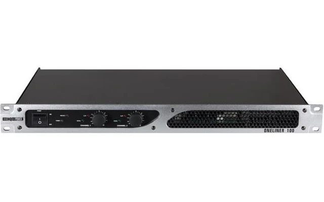 Amplificador de potencia profesional - unidad sencilla 2 x 100W