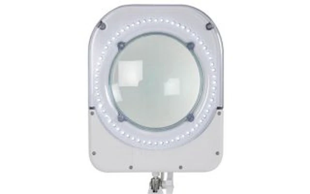Lámpara con lupa y LEDs 5 dioptrías - 6W - 64 uds - color blanco