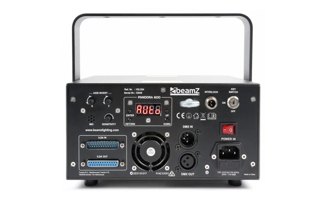 BeamZ Pandora 600 Laser TTL RGB