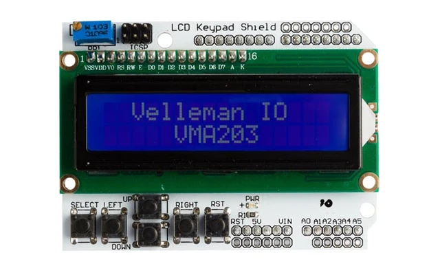 LCD & KEYPAD SHIELD PARA ARDUINO® - LCD1602