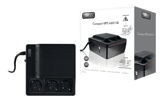 Uninterruptible Power Supply 600 VA 300 W - Sweex PP300