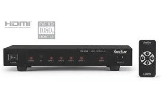 Selector HDMI 4x1 (4 entradas x 1 salida) con mando a distancia