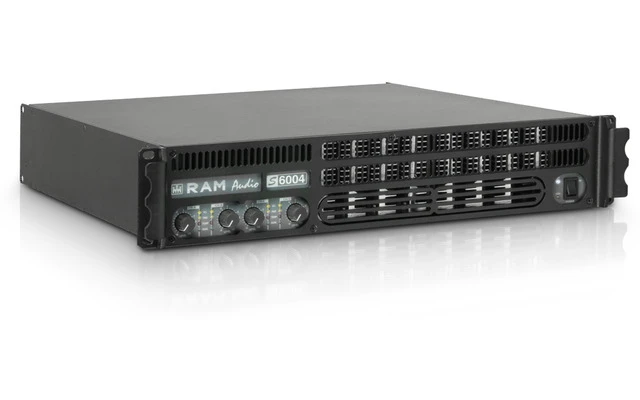 Ram Audio S 6004 - Amplificador de PA 4 x 1440 W 2 Ohmios