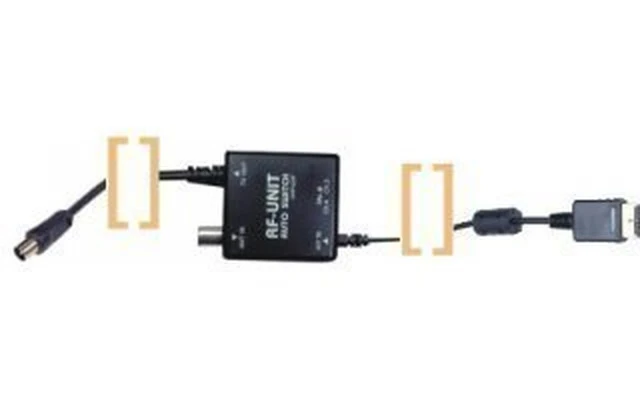 Adaptador de RF para video-juegos. Conexion especial para 