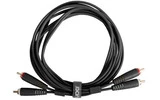 UDG Ultimate Audio Cable Set RCA - RCA Recto Negro