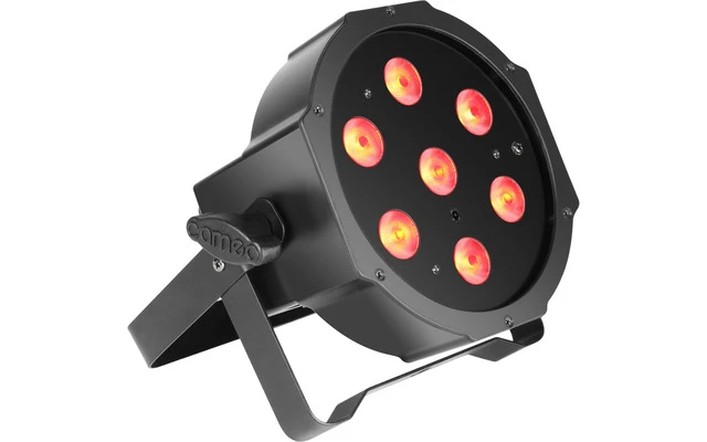 Cameo FLAT PAR CAN TRI 3W IR - Foco PAR LED tricolor RGB plano 7 x 3 W de alta potencia