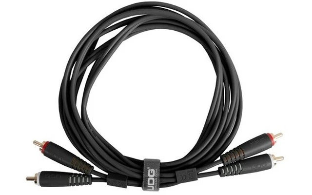 UDG Ultimate Audio Cable Set RCA - RCA Recto Negro