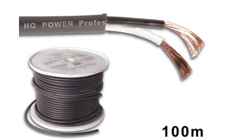 Cable altavoz profesional 2x2.50mm² - Negro - OFC