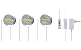 Lámpara LED para armario - 3 x 1.2W - Blanco neutro